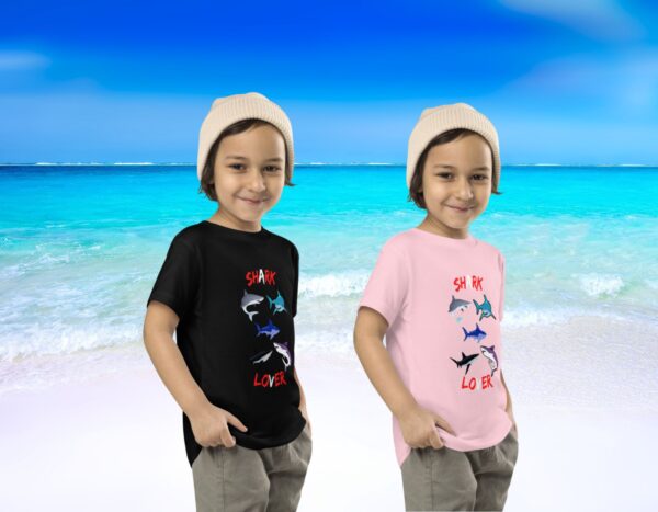 Shark Lover Toddler Short Sleeve Tee