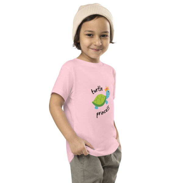 Toddler Short Sleeve Tee Turtle Princess - Image 3