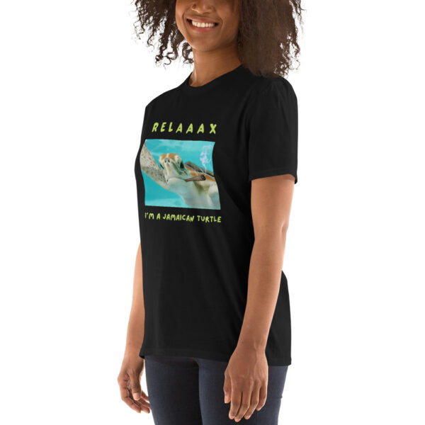 Relax I'm a jamaican turtle Short-Sleeve Unisex T-Shirt - Image 3