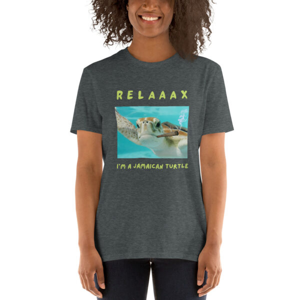 Relax I'm a jamaican turtle Short-Sleeve Unisex T-Shirt - Image 5