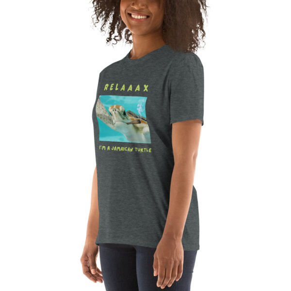 Relax I'm a jamaican turtle Short-Sleeve Unisex T-Shirt - Image 6