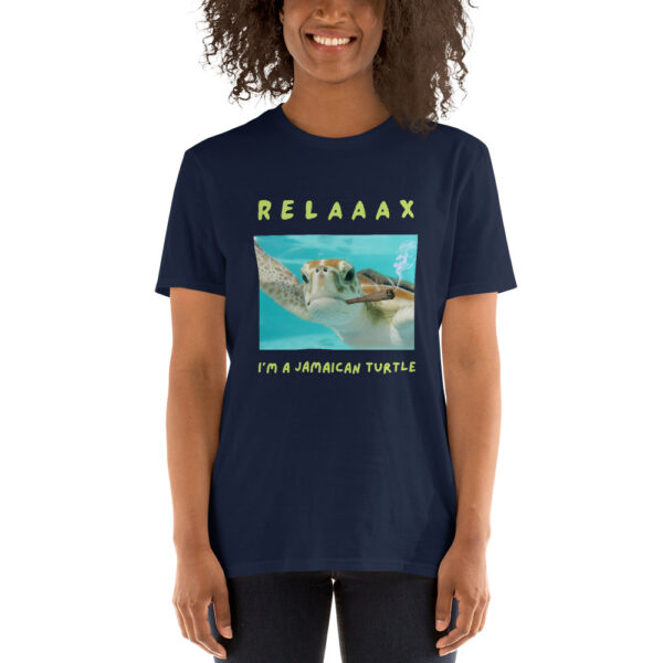 Relax I'm a jamaican turtle Short-Sleeve Unisex T-Shirt - Image 9