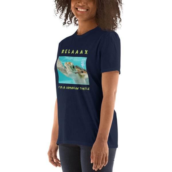 Relax I'm a jamaican turtle Short-Sleeve Unisex T-Shirt - Image 4