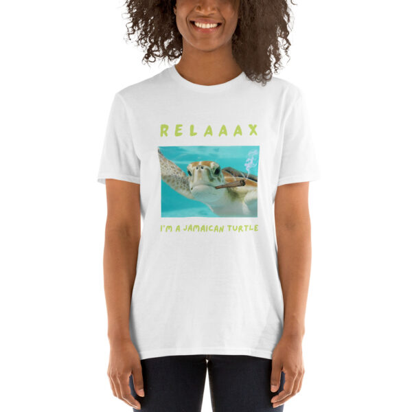 Relax I'm a jamaican turtle Short-Sleeve Unisex T-Shirt - Image 7