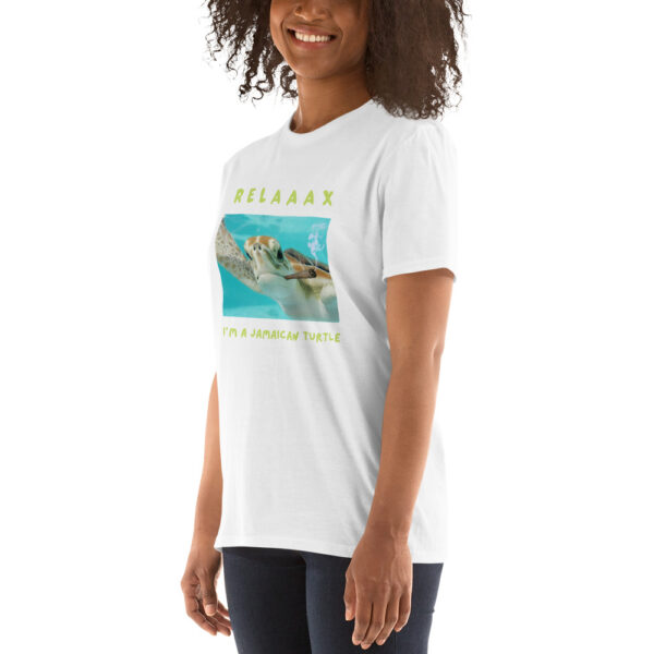 Relax I'm a jamaican turtle Short-Sleeve Unisex T-Shirt - Image 8