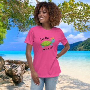 Turtle princess women pink