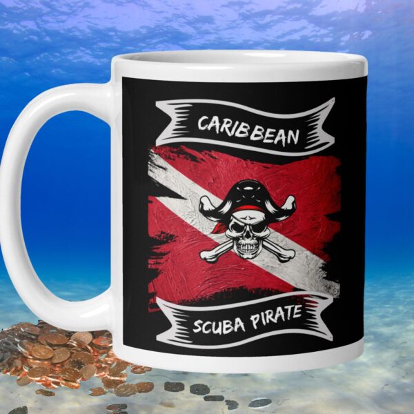 Caribbean Scuba Pirate Left Handle