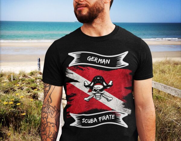 German Scuba Pirate Short-Sleeve Unisex T-Shirt