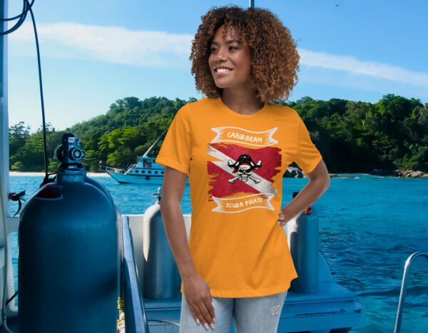 Caribbean Scuba Pirate Women's Relaxed T-Shirt