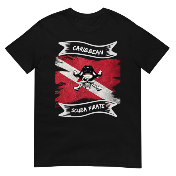 Caribbean Scuba Pirate Short-Sleeve Unisex T-Shirt - Image 4