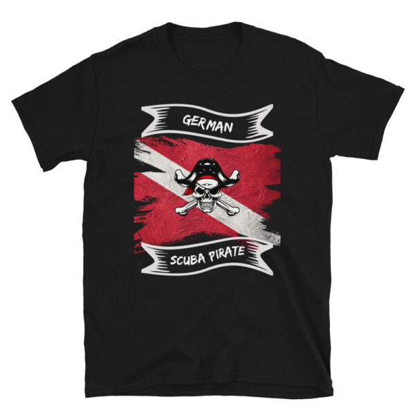 German Scuba Pirate Short-Sleeve Unisex T-Shirt - Image 2