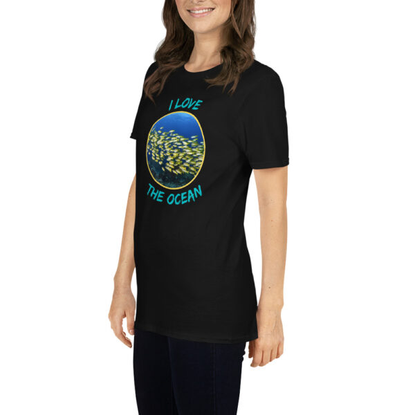 I love the ocean 002 Short-Sleeve Unisex T-Shirt - Image 3