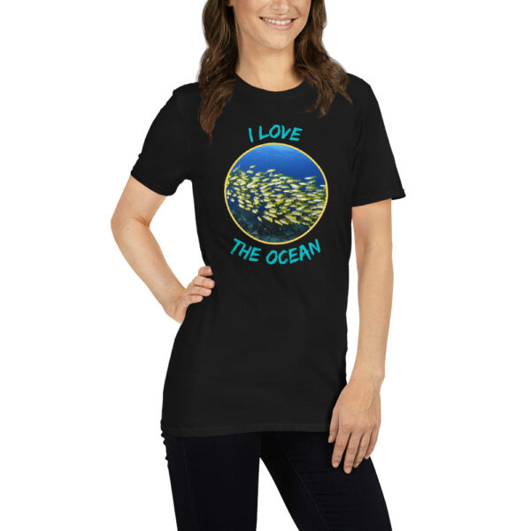 I love the ocean 002 Short-Sleeve Unisex T-Shirt - Image 4