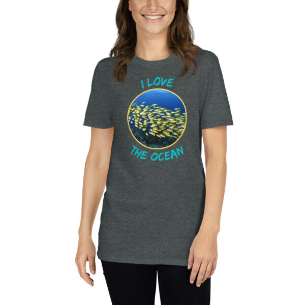 I love the ocean 002 Short-Sleeve Unisex T-Shirt - Image 8